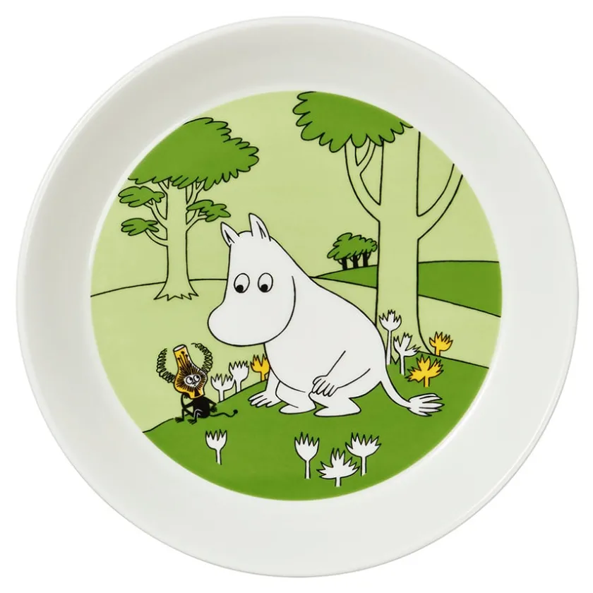 MOOMIN ARABIA MUMMI ASJETT 19CM MUMMITROLLET GRØNN Outlet