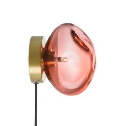 HADELAND GLASSVERK Munnblåst Crystal Stone Vegglampe Discount