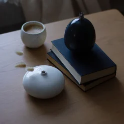 PORSGRUNDS PORSELÆNSFABRIK Nordic Living Vase 13,5 x 7cm Hvit