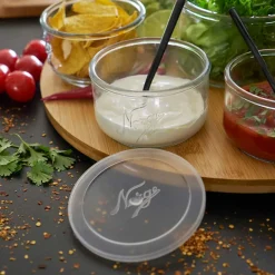 NORGESGLASSET Norgesglass med Plastlokk 370ml Hot