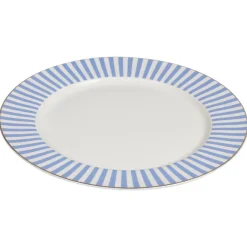 NOVA Abby Tallerken 26cm Blå m/Gullkant Discount