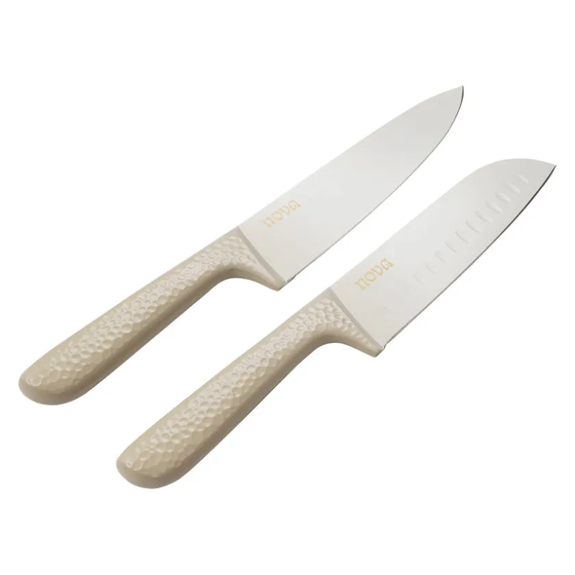 NOVA Dynamic Knivsett Beige Hamret 2pk Hot