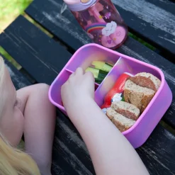 NOVA Dynamic Matboks 1200ml Silikon 3 Rom Rosa Batikk Best