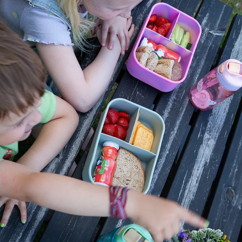 NOVA Dynamic Matboks 1200ml Silikon 3 Rom Grønn Best