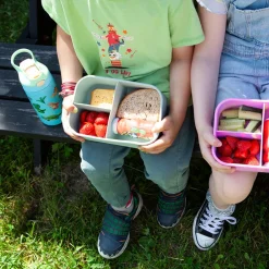 NOVA Dynamic Matboks 1200ml Silikon 3 Rom Grønn Best