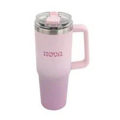 NOVA Dynamic Termokopp m/Sugerør 1,1L Rosa Hot