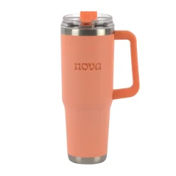 NOVA Dynamic Termokopp m/Sugerør 1,1L Peach Fuzz Clearance