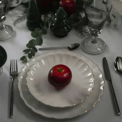 NOVA Lilly Tallerken 21cm Hvit m/Gullkant Online