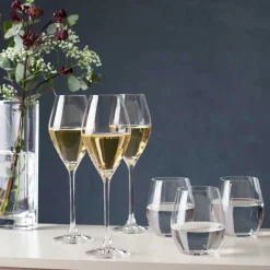 HADELAND GLASSVERK Odyssè Champagne Glass 32cl 6pk Outlet