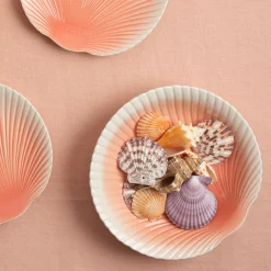 PORSGRUNDS PORSELÆNSFABRIK Porsgrunds Porselænsfabrik Kamskjell Dyp Tallerken 22cm Korall Clearance