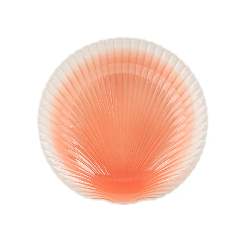 PORSGRUNDS PORSELÆNSFABRIK Porsgrunds Porselænsfabrik Kamskjell Dyp Tallerken 22cm Korall Clearance