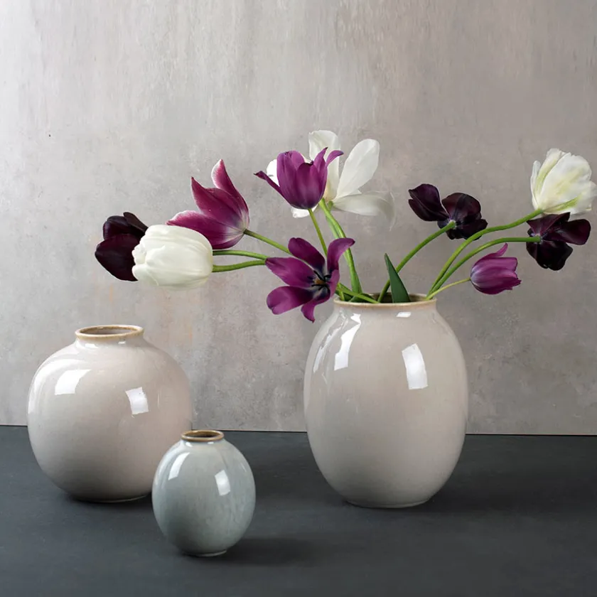 PORSGRUNDS PORSELÆNSFABRIK Porsgrunds Porselænsfabrik Soft Vase 18cm Off-White Discount