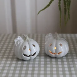 PORSGRUNDS PORSELÆNSFABRIK Porsgrunds Porselænsfabrik Gresskar Lyslykt Keramikk 8,9x8,5cm 2pk Outlet