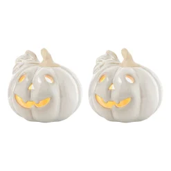 PORSGRUNDS PORSELÆNSFABRIK Porsgrunds Porselænsfabrik Gresskar Lyslykt Keramikk 8,9x8,5cm 2pk Outlet