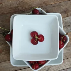 PORSGRUNDS PORSELÆNSFABRIK Porsgrunds Porselænsfabrik Sense Serveringsboller Firkant 3pk Best