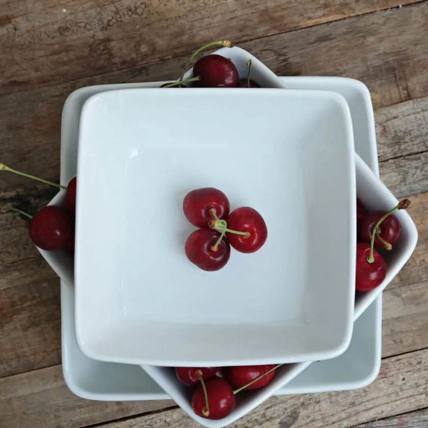 PORSGRUNDS PORSELÆNSFABRIK Porsgrunds Porselænsfabrik Sense Serveringsboller Firkant 3pk Best