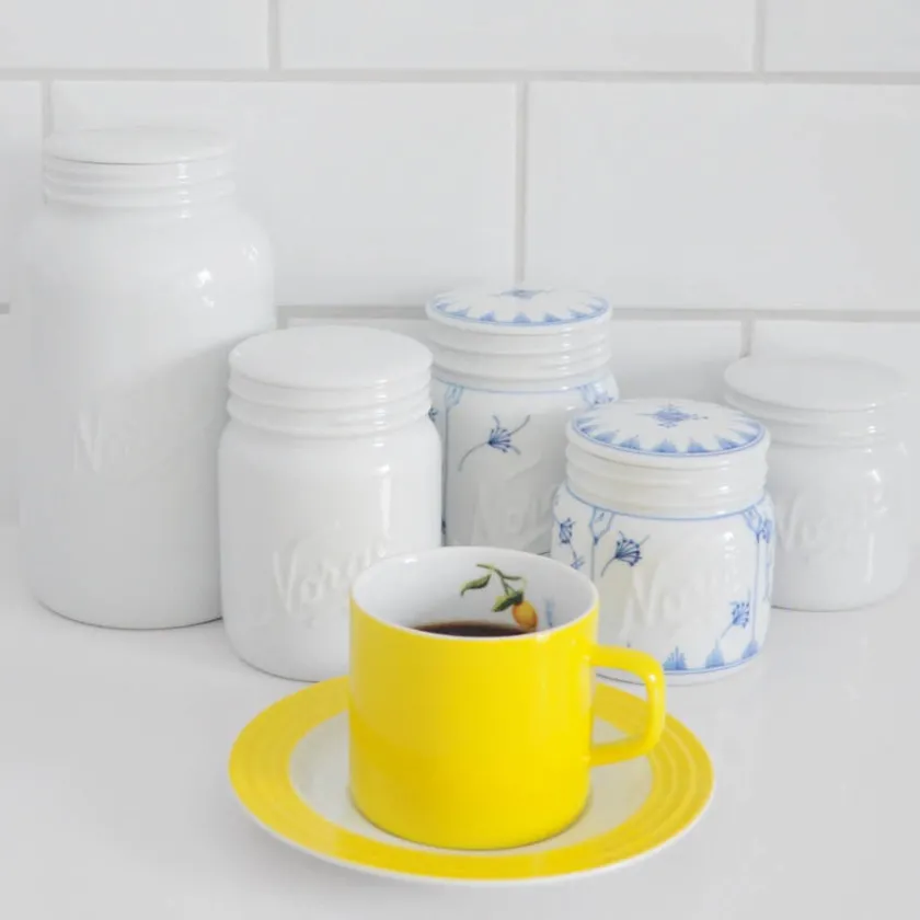 PORSGRUNDS PORSELÆNSFABRIK Porsgrunds Porselænsfabrik Citron Kopp & Skål 23 cl New