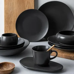 PORSGRUNDS PORSELÆNSFABRIK Porsgrunds Porselænsfabrik Natur Organisk Asjett 19,5cm Matt Sort Online