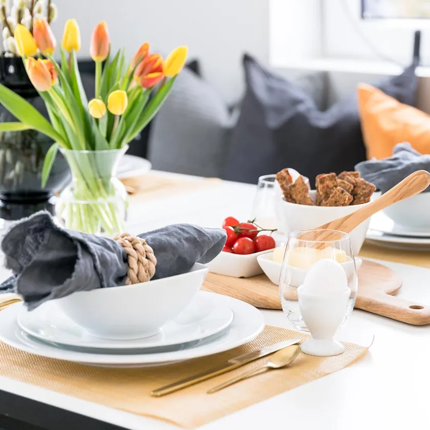 PORSGRUNDS PORSELÆNSFABRIK Porsgrunds Porselænsfabrik Sense Tallerken Flat 22 cm Hot