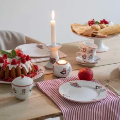 PORSGRUNDS PORSELÆNSFABRIK Porsgrunds Porselænsfabrik Nisseservise Tallerken 25cm Clearance