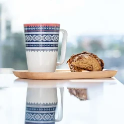 PORSGRUNDS PORSELÆNSFABRIK Porsgrunds Porselænsfabrik Marius Maud Krus 2 pk Blå/Rød m/Gave Eske Online