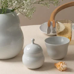 PORSGRUNDS PORSELÆNSFABRIK Porsgrunds Porselænsfabrik Bølge Hvitt Bonbonniere 12,5 cm Online