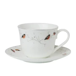 PORSGRUNDS PORSELÆNSFABRIK Porsgrunds Porselænsfabrik Dompap Kaffekopp 22 cl m/Skål 14 cm Hot