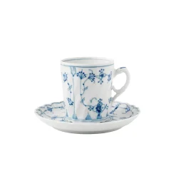 PORSGRUNDS PORSELÆNSFABRIK Porsgrunds Porselænsfabrik Bogstad Stråmønster Kopp 13 cl m/skål Best