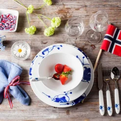 PORSGRUNDS PORSELÆNSFABRIK Porsgrunds Porselænsfabrik Maxistrå Blå Asjett 20,5 cm Clearance