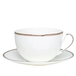 PORSGRUNDS PORSELÆNSFABRIK Porsgrunds Porselænsfabrik Nathalie Gull Tekopp m/Skål 45cl Clearance