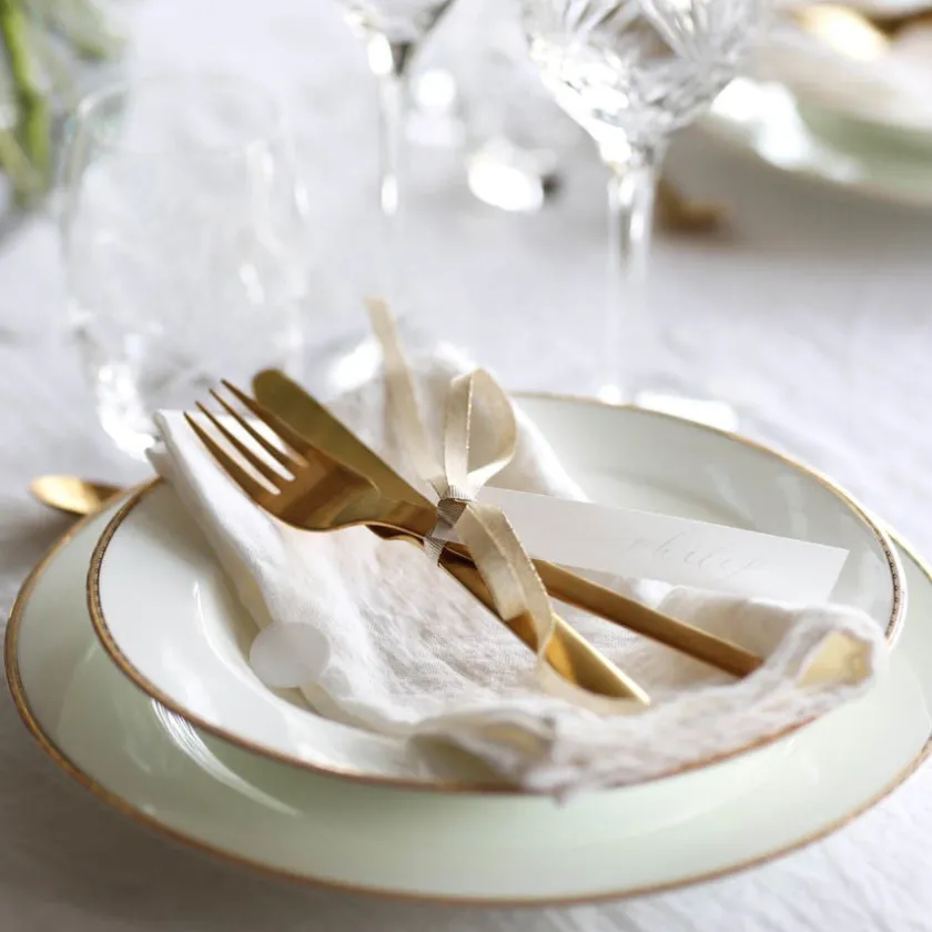 PORSGRUNDS PORSELÆNSFABRIK Porsgrunds Porselænsfabrik Nathalie Gull Tallerken Flat 27 cm Clearance