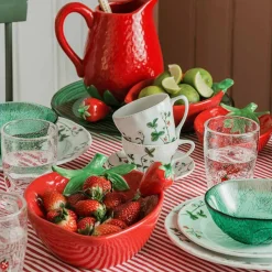 PORSGRUNDS PORSELÆNSFABRIK Porsgrunds Porselænsfabrik Jordbær Skål 26x19cm Hot