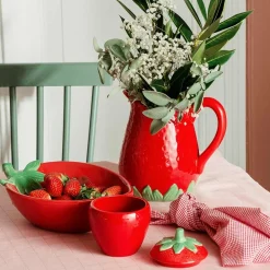 PORSGRUNDS PORSELÆNSFABRIK Porsgrunds Porselænsfabrik Jordbær Skål 26x19cm Hot