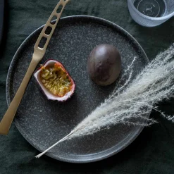 PORSGRUNDS PORSELÆNSFABRIK Porsgrunds Porselænsfabrik Natur Tallerken m/kant 25cm Mørk Granitt Best