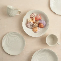 PORSGRUNDS PORSELÆNSFABRIK Porsgrunds Porselænsfabrik Kamskjell Krus 30cl Blek Sand