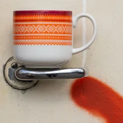 PORSGRUNDS PORSELÆNSFABRIK Porsgrunds Porselænsfabrik Marius Trend Krus 25 cl Orange New