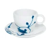 PORSGRUNDS PORSELÆNSFABRIK Porsgrunds Porselænsfabrik Maxistrå Blå Maxistå Cappucinokopp m/Skål 20cl
