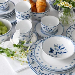 PORSGRUNDS PORSELÆNSFABRIK Porsgrunds Porselænsfabrik Bluebird Flower Tallerken Flat 28 cm