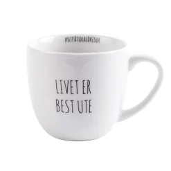 PORSGRUNDS PORSELÆNSFABRIK Porsgrunds Porselænsfabrik Krus Livet Er Best Ute 38cl Outlet