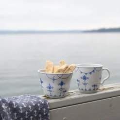 PORSGRUNDS PORSELÆNSFABRIK Porsgrunds Porselænsfabrik Bølge Strå Skål Lyslykt 11cm Sale