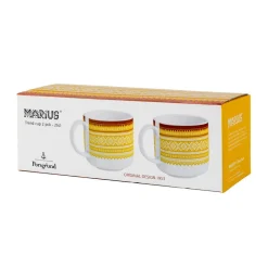 PORSGRUNDS PORSELÆNSFABRIK Porsgrunds Porselænsfabrik Marius Trend Krus 25 Cl Gul 2pk Best