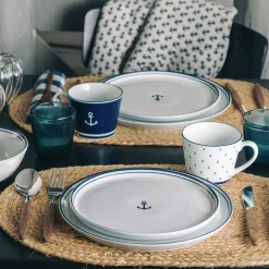 PORSGRUNDS PORSELÆNSFABRIK Porsgrunds Porselænsfabrik Maritim Tallerken 26cm Outlet