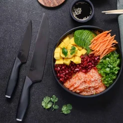 PORSGRUNDS PORSELÆNSFABRIK Porsgrunds Porselænsfabrik De Cuisson Grønnsakskniv 13 cm Sort Discount