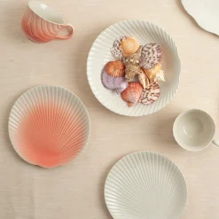 PORSGRUNDS PORSELÆNSFABRIK Porsgrunds Porselænsfabrik Kamskjell Asjett 20cm Korall Sale