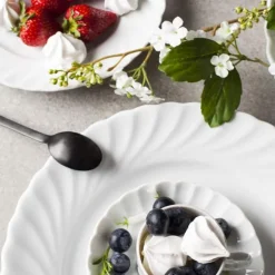 PORSGRUNDS PORSELÆNSFABRIK Porsgrunds Porselænsfabrik Bogstad Hvitt Underskål 13 cm Hot