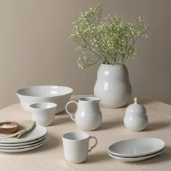 PORSGRUNDS PORSELÆNSFABRIK Porsgrunds Porselænsfabrik Bølge Hvitt Krus 40cl New