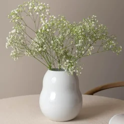 PORSGRUNDS PORSELÆNSFABRIK Porsgrunds Porselænsfabrik Bølge Hvitt Vase 20cm Hot