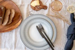 PORSGRUNDS PORSELÆNSFABRIK Porsgrunds Porselænsfabrik Marius Tallerken Flat 28 cm Grå 4pk Best