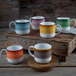 PORSGRUNDS PORSELÆNSFABRIK Porsgrunds Porselænsfabrik Marius Trendkrus Flerfarget 6stk Best