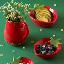 PORSGRUNDS PORSELÆNSFABRIK Porsgrunds Porselænsfabrik Jordbær Skål 21x15cm Best